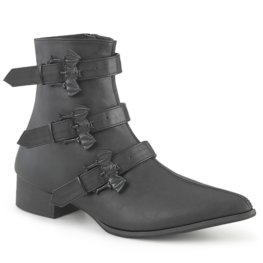 DemoniaCult - WARLOCK-50-B Bottines - Noir